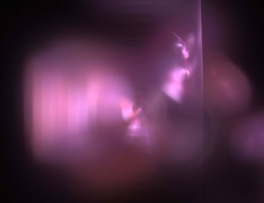 Siyah Renk Üzerine Bir Dijital Fraktal Resmi