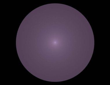 Siyah Renk Üzerine Bir Dijital Fraktal Resmi