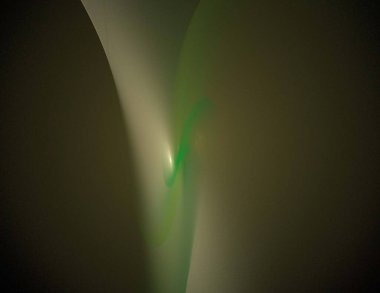 Siyah Renk Üzerine Bir Dijital Fraktal Resmi