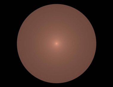 Siyah Renk Üzerine Bir Dijital Fraktal Resmi