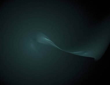 Siyah Renk Üzerine Bir Dijital Fraktal Resmi