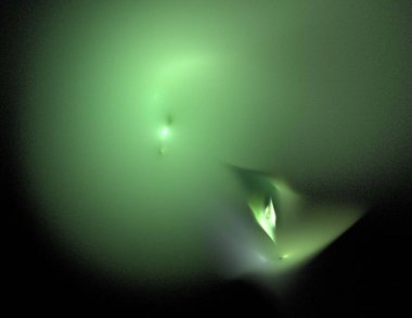 Siyah Renk Üzerine Bir Dijital Fraktal Resmi