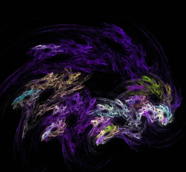 Dijital fraktal resimlerinden birinin resmi