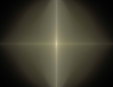 Siyah Renk Üzerine Bir Dijital Fraktal Resmi