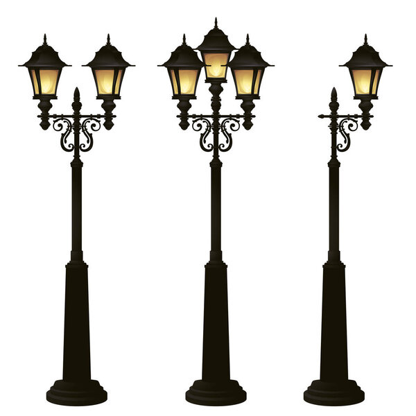 street lamps collection,lantern set