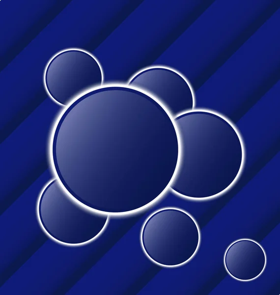 Establecer bolas abstractas como burbujas de habla — Foto de Stock
