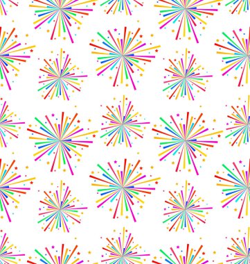 Tatil için çok renkli havai fişek ile sorunsuz doku