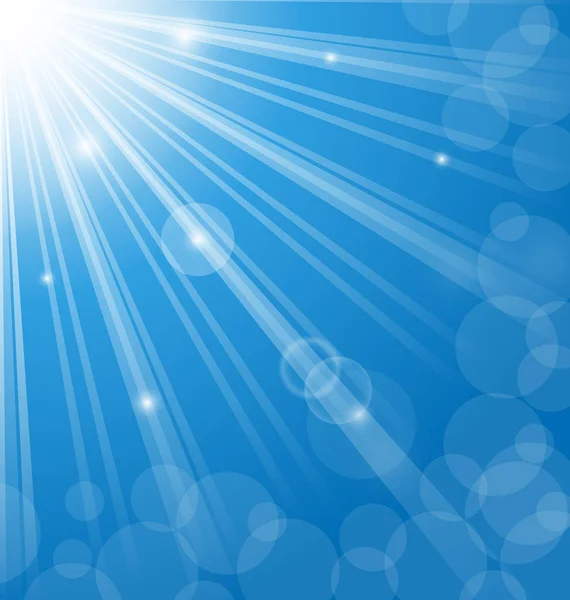 Abstract blue background with  lens flare — Stock Photo, Image
