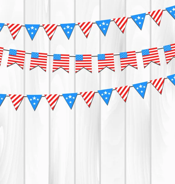 Set Bunting Pennants — Stock Photo, Image