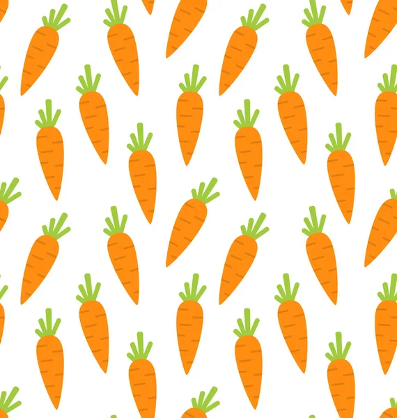 Padrão sem costura com cenouras maduras — Fotografia de Stock