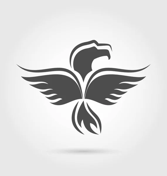 Символ орла ізольовано на білому тлі — стокове фото