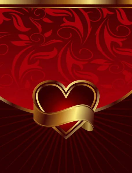 Background for design of packing Saint Valentines Day — Stock Photo, Image