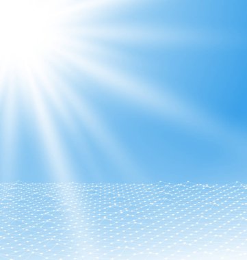 Soyut Mesh poligonal yüzey