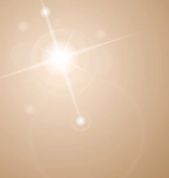 Абстрактна зірка з спалахом лінз — стокове фото