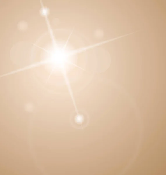 Abstract star with lenses flare — Stock Photo, Image