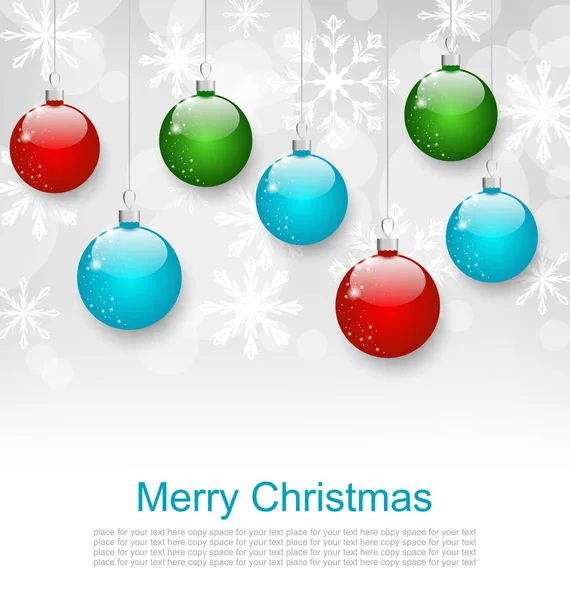 Christmas Snowflakes Background — Stock Photo, Image