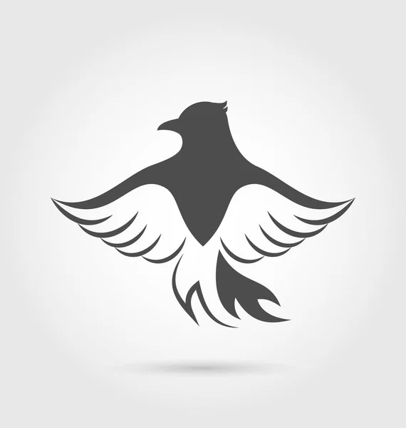 Символ орла на белом фоне — стоковое фото