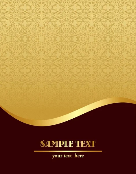 Gold royal vintage template — Stock Photo, Image
