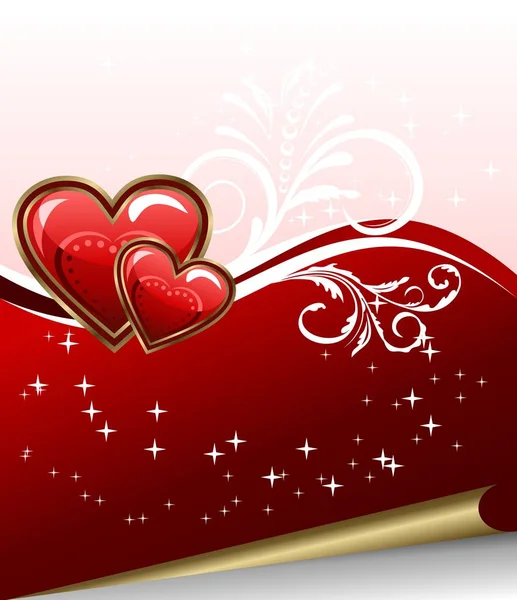 Romantic elegance background with heart — Stock Photo, Image