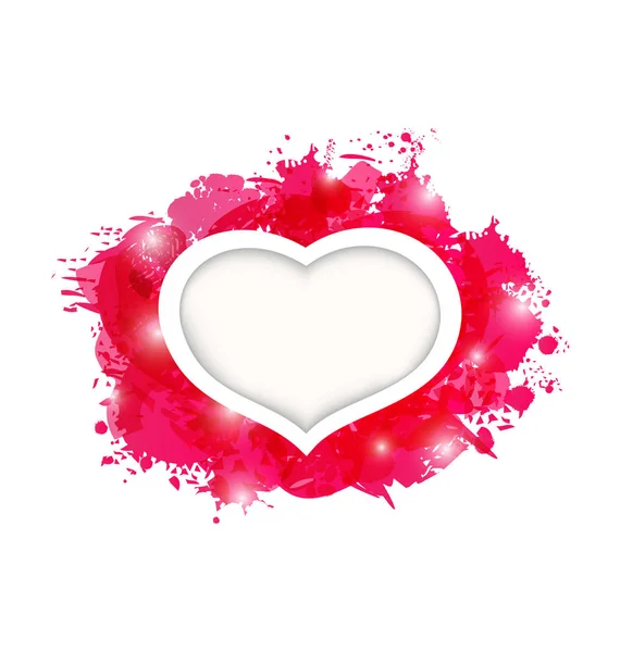 Beautiful heart for card Valentines day — Stock Photo, Image