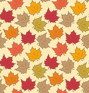 akçaağaç yaprağı seamless modeli