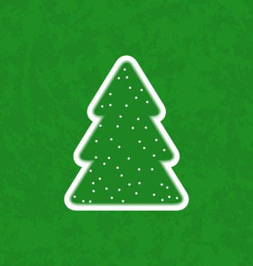 yeşil kağıt boşaltma Noel ağacı