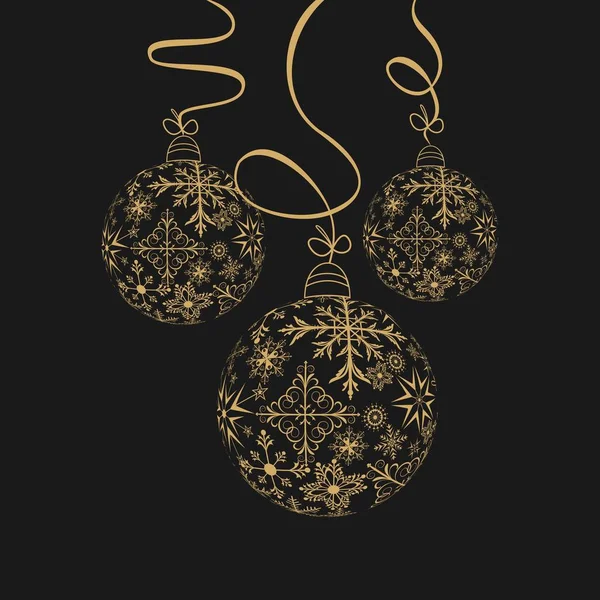 topları ile sevimli Noel kompozisyon