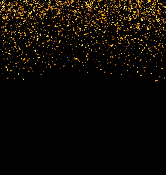 Explosion złote konfetti — Zdjęcie stockowe