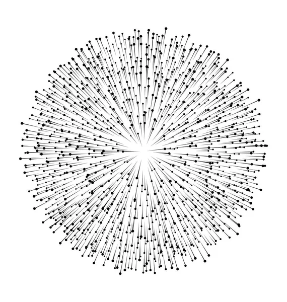 Soyut havai fişek veya toz parçacıkları