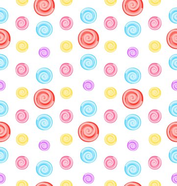 Renkli lolipop ile Seamless Modeli