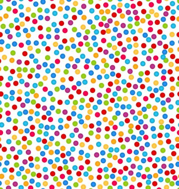 Konfeti, eğlenceli renkli arka plan ile Seamless Modeli