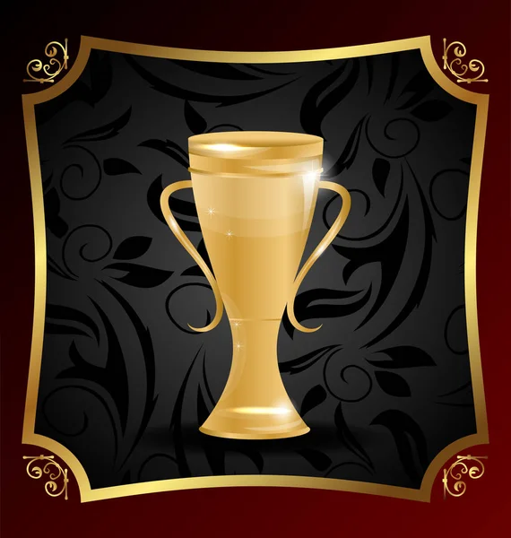 Golden Championship Trophy Cup — Stock Photo, Image