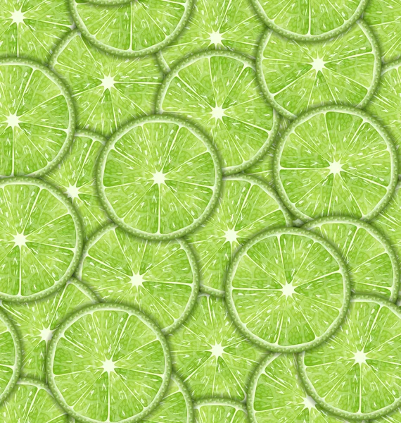 Wzór plastrami limonki — Zdjęcie stockowe