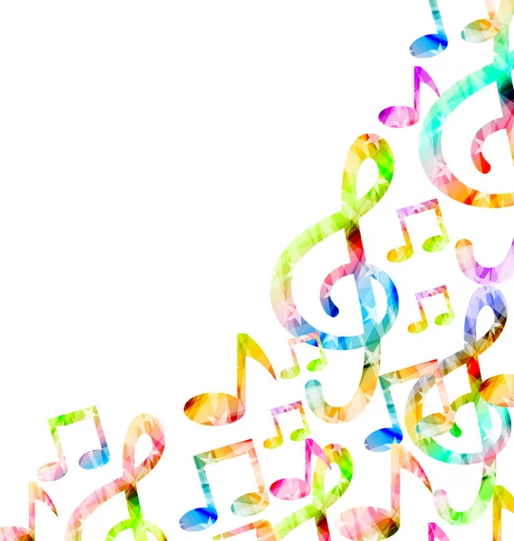 Colorful Music Background — Stock Photo, Image