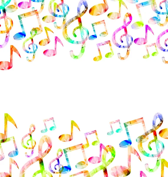 Rainbow Music Background — Stock Photo, Image