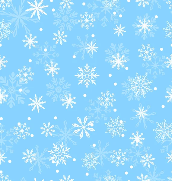 Zökkenőmentes minta variáció hópelyhek — Stock Fotó