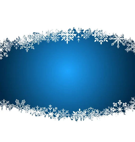 New Year background made in snowflakes, copy space for your text — Stock Photo, Image