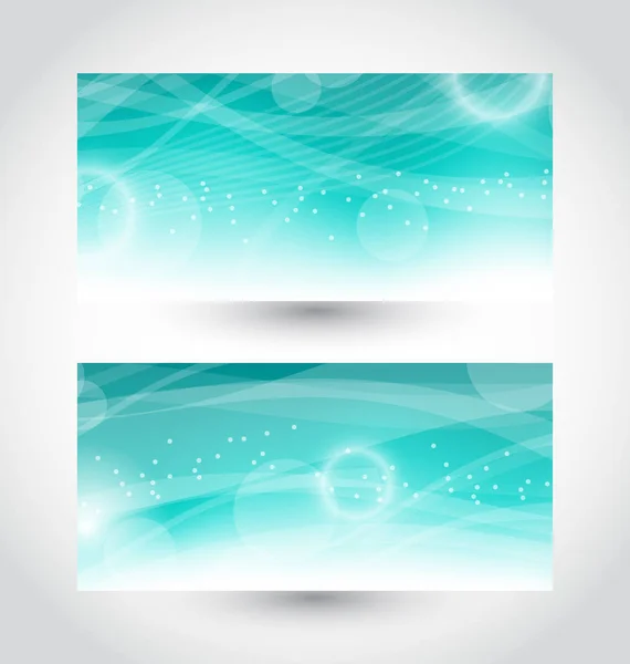 Set abstract water banners, design template — Stock Photo, Image