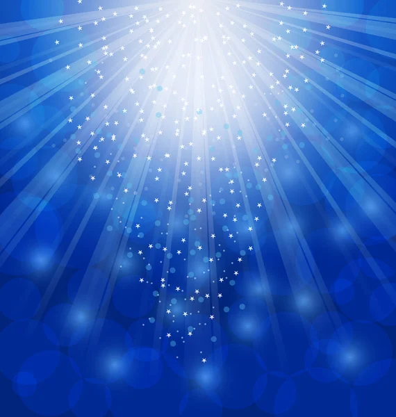 Shimmering Xmas Light Background with Rays, Winter Wallpaper — Stock Photo, Image