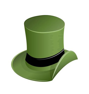 yeşil şapkalı St patricks günü