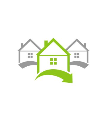 ekolojik konsept simgesi yenilenebilir yeşil evleri