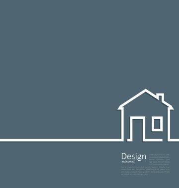 Web şablonu house logosu en az tarzı