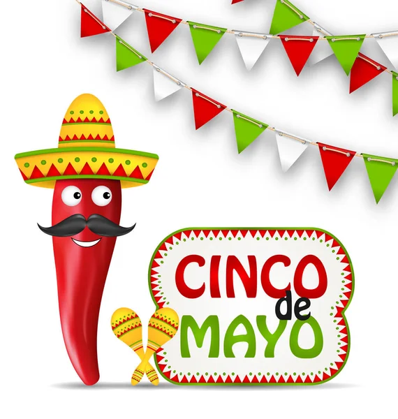 Cinco De Mayo Holiday Background — Stockfoto