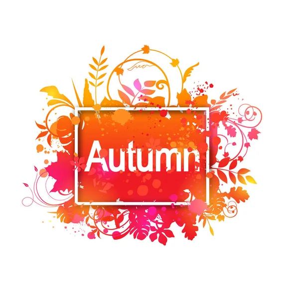 Осенний гранж-баннер — стоковое фото