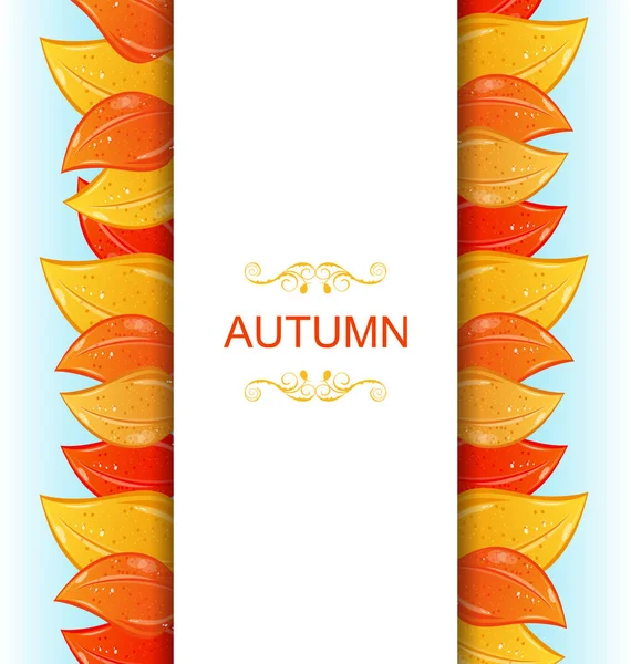Abstrakt hösten inbjudan — Stockfoto