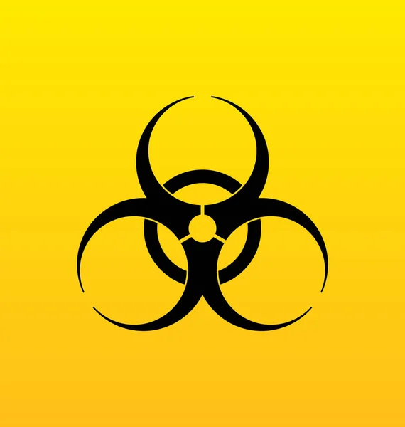 Bio hazard sign, danger symbol warning — Stock Photo, Image