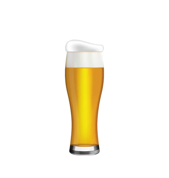 Üveg sör izolált fehér alapon — Stock Fotó