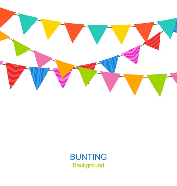 Set pennant bunting — Foto Stock