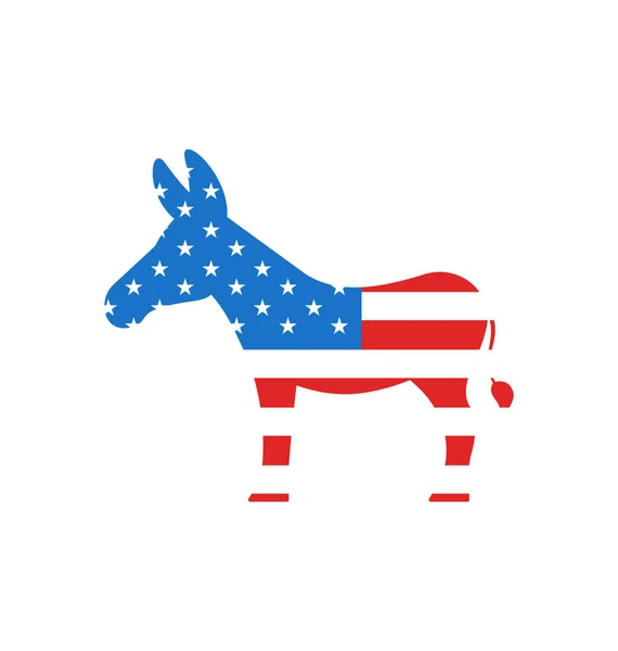 Ezel als een symbool van Amerikaanse democraten — Stockfoto