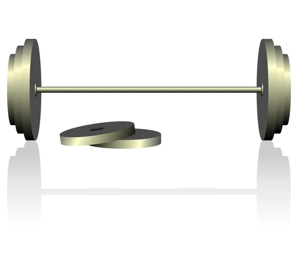 Illustration of Dumbbell — Stock Photo, Image